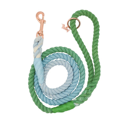 Sassy Woof Rope Leash - Minty