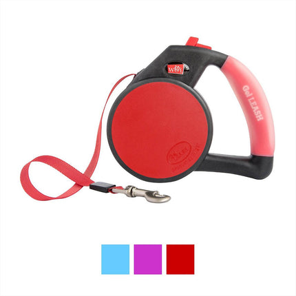 Wigzi Retractable Leash - Red