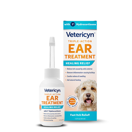 Vetericyn Triple-Action Ear Treatment For Pets 1.5fl oz