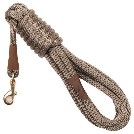 Mendota Long Snap Leash 15 Feet - Tan