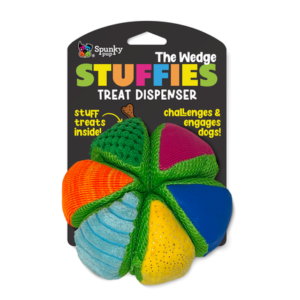 Spunkypup Stuffies Treat Dispensing Toy - The Wedge