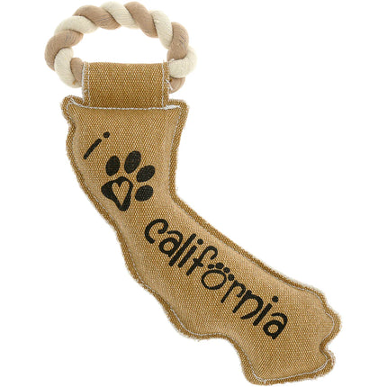 Pavilion I Love California Dog toy