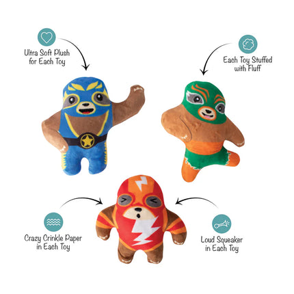 Fringe Little Taste of Glory 3 Piece dog toy