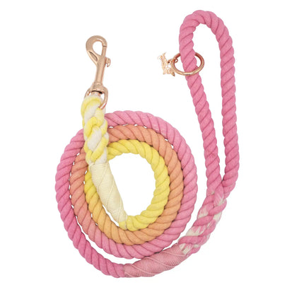 Sassy Woof Rope Leash - Sunkissed