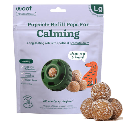Woof Pupsicle Refill Pops Calming Recipe