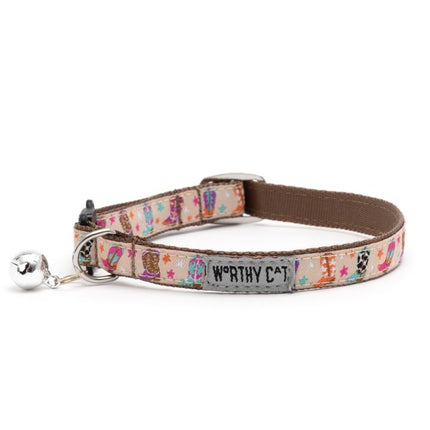 The Worthy Cat Wild West Cat Collar