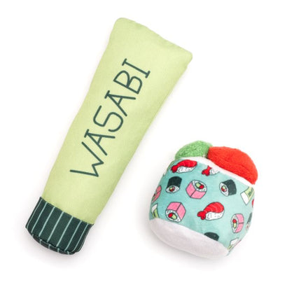 The Worthy Cat Wasabi + Sushi Cat toy
