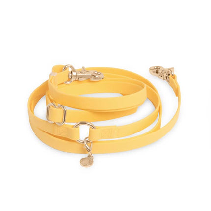 Sunny Tails 4-in-1 Convertible Hands Free Cloud Dog Leash - Dandelion Yellow