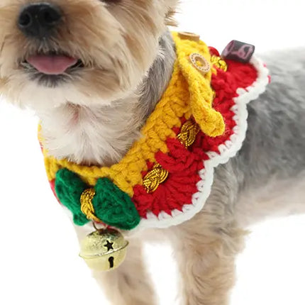 Dogo Kingle Bell Crochet Collar Scarf