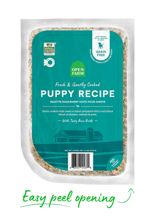 Open farm puppy cooked dog food