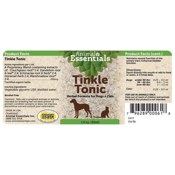 Animal Essentials Tinkle Tonic 1oz