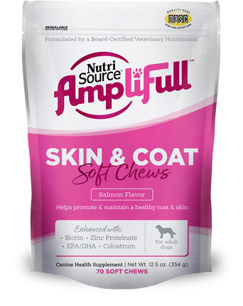 Nutrisource Amplifull Skin & Coat Soft Chews 12.5oz