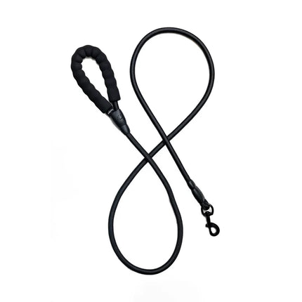 Bark Appeal Rope Leash with Comfort Handle Black