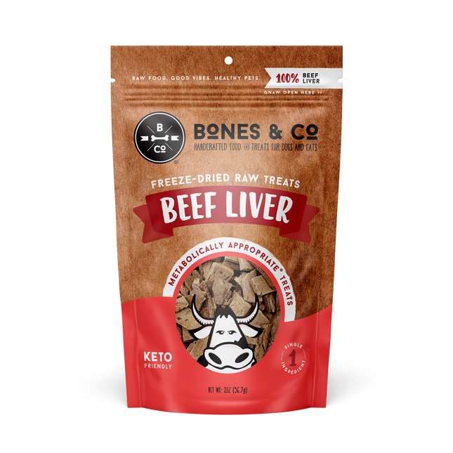 Bones & Co. Beef Liver Treat 2oz