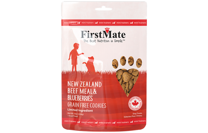 Firstmate - Beef Meal & Blueberries Dog Treats 8oz