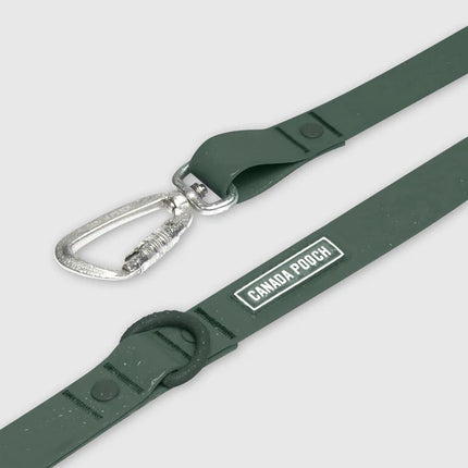 Canada Pooch Waterproof Leash Forest Green