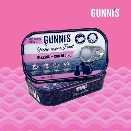 Gunni's Herring & Cod Topper for cats 3oz