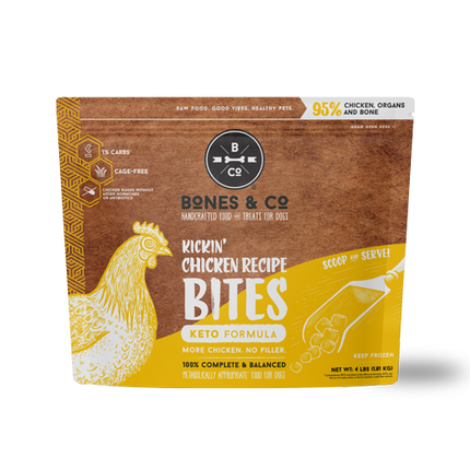 Bones & Co Chicken Bites Frozen 4lb