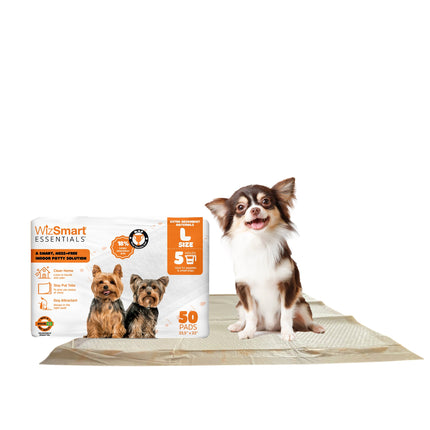 WizSmart - Essentials Potty Pads Large