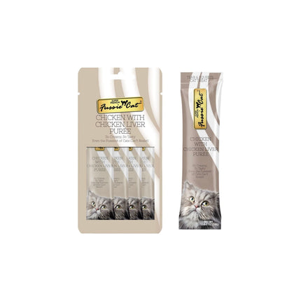 Fussie Cat Chicken and Chicken Liver Puree Treat