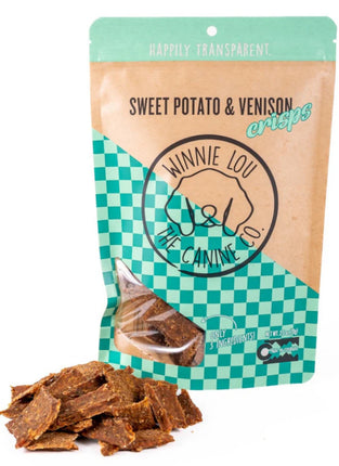 Winnie Lou Sweet Potato & Venison Chips 2.5oz