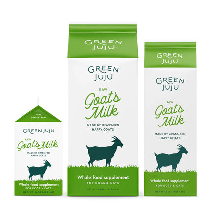 Green Juju Raw Goats Milk Frozen