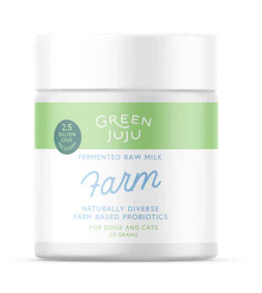 Green Juju Dog Cat Farm Probiotic Powder - 30 Grams
