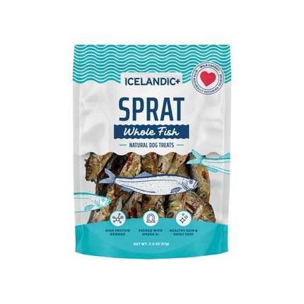 Icelandic Sprat Whole Fish Dog Treats