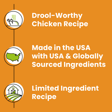 Bixbi Skin and Coat Treats - Chicken Jerky 10oz