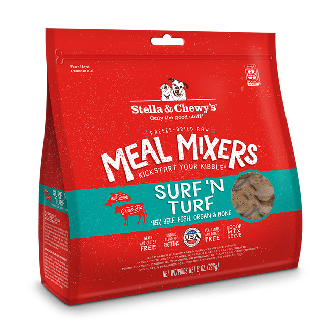Stella & Chewy's freezedried Surf 'N Turf Meal Mixers