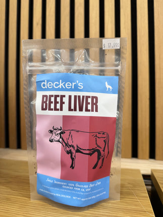 Decker's Grass Fed Beef Liver 2oz