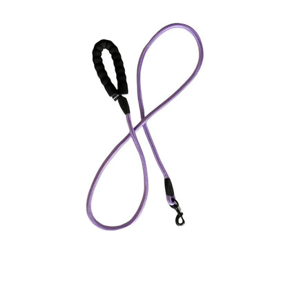 Bark Appeal Rope Leash with Comfort Handle Lavender