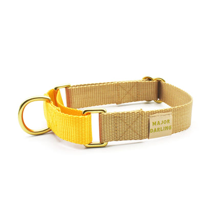 Major Darling Martingale Collar - Dandelion & Gold
