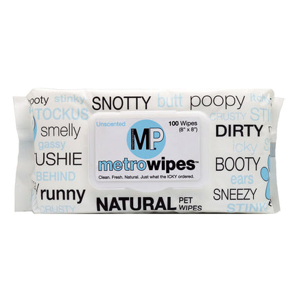 Metro Paws Natural Pet Wipes - Unscented