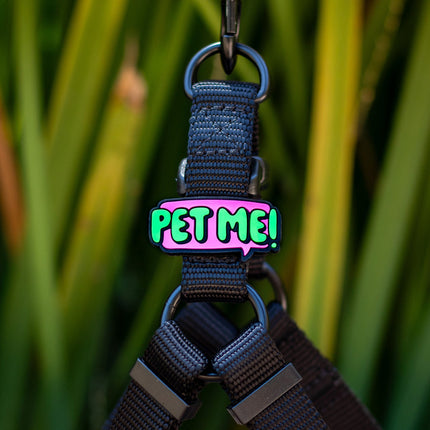 Jiby Dog Crew - Pet Me Dog Badge