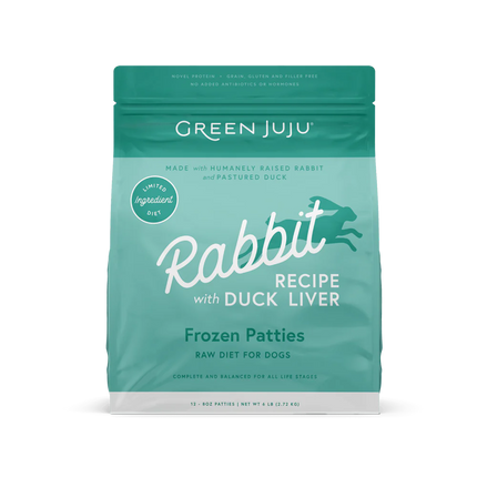 Green Juju Rabbit with Duck Liver Frozen