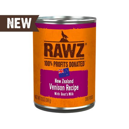 Rawz 94% Venison & Goats Milk Pate 13oz