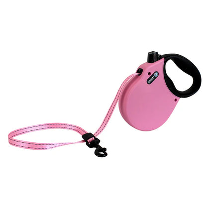 Alcott Adventure Retractable Leash in Pink