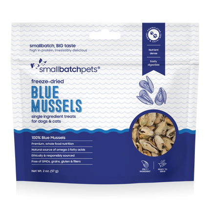 Smallbatch Blue Mussels Treat 2 oz.