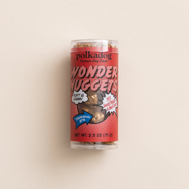 Polka Dog Wonder Nuggets Beef 2.5oz Tube
