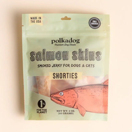Polkadog Smoked Salmon Skin Jerky 3oz