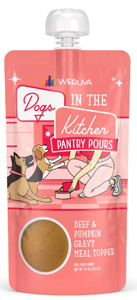 Weruva Dogs In the Kitchen Pantry Pours Gravy Meal Topper - Beef & Pumpkin 7oz