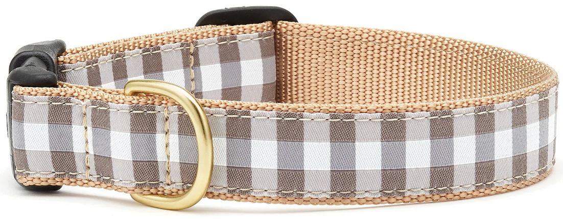 UpCountry Gray Buffalo Dog Collar