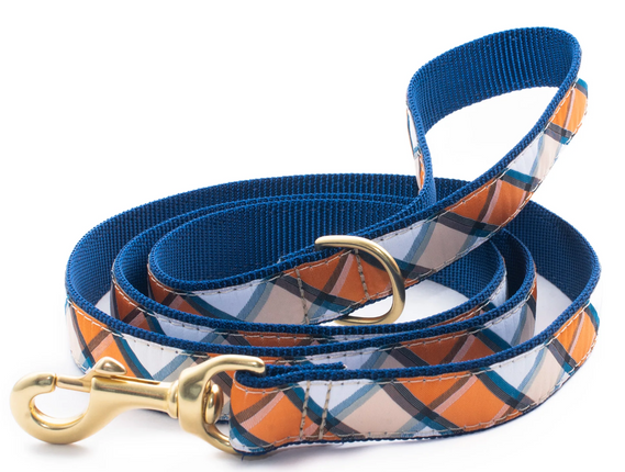 UpCountry Terracotta Plaid Dog Leash