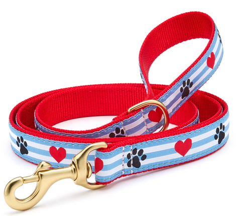 UpCountry PawPrint Stripe Dog Leash