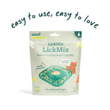 Woof Pupsicle DIY Lickmix for Lickipad Bacon & Cheese 5.5oz