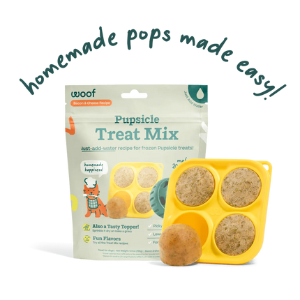 Woof Pupsicle DIY Refill Pops Bacon & Cheese Mix