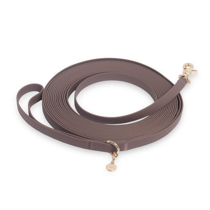 Sunny Tails - Waterproof Cloud 30 ft Dog Leash in Espresso Brown