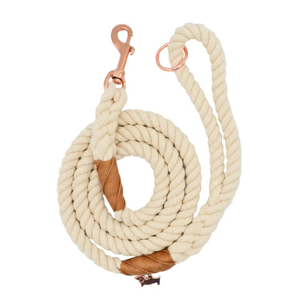 Sassy Woof Rope Leash - Natural