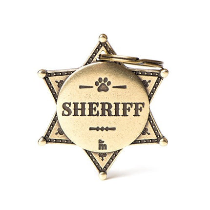 My Family Bronx English Brass Sheriff badge
